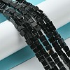Natural Black Onyx Beads Strands G-D067-G01-2