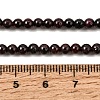 Natural Garnet Gemstone Bead Strands G-R263-4mm-4