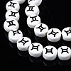 Handmade Porcelain Ceramic Beads Strands PORC-S502-032B-3