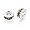 Tibetan Style Alloy European Beads TIBEB-T005-07S-2