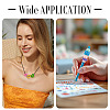 50Pcs 5 Styles UV Plating Opaque Acrylic Beads PACR-TA0001-31B-10