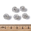 Grade A Rhinestone Pave Disco Ball Beads RB-Q102-12-4