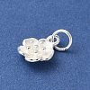 S925 Sterling Silver Charm STER-H115-11B-S-2