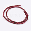 1 Strand Dyed Crimson Round Synthetic Turquoise Beads Strands X-TURQ-G106-4mm-02H-2