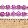 Dyed Imitation Jade Glass Beads Strands GL-Z001-02A-03-4