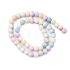 Ombre Effect Dyed Glass Beads Strands GLAA-T031-01O-06-3