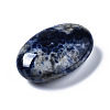 Natural Sodalite Oval Palm Stone G-T132-044-3