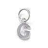 925 Sterling Silver Letter Charms LS-STER-C012-01S-G-1