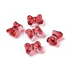 Transparent Spray Painted Glass Beads GLAA-I050-11-2