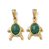 Synthetic Malachite Pendants STAS-L309-03G-1