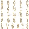 26Pcs 26 Styles Alloy Crystal Rhinestone Connector Charms FIND-CJZ0001-001KCG-1