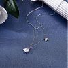 925 Sterling Silver Zircon Pendant Necklace 12 Constellation Pendant Necklace Jewelry Anniversary Birthday Gifts for Women Men JN1088L-4
