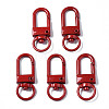 Spray Painted Eco-Friendly Alloy Swivel Snap Hooks Clasps PALLOY-T080-02G-NR-1