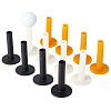 12Pcs 3 Colors Rubber Golf Tee Holders for Practice & Driving Range Mat AJEW-GA0005-83-1