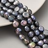 Dyed Natural Cultured Freshwater Pearl Beads Strands PEAR-A006-09E-2