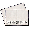 Coffee Theme Cotton and Linen Cup Mats AJEW-WH0201-013-1