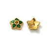 Alloy Enamel Beads Caps FIND-G074-02G-1