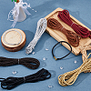 DICOSMETIC 6Pcs 6 Colors Braided Imitation Leather Cords OCOR-DC0001-10B-6