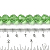 Electroplate Transparent Glass Beads Strands EGLA-A035-T10mm-L09-4