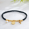 Adjustable 304 Stainless Steel Charm Bracelets KR8623-11-1