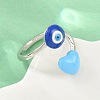 Brass Cuff Open Rings for Women KK-CBA17E5-01P-1