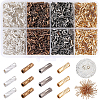 3200Pcs 4 Colors Glass Twisted Bugle Beads SEED-PA0001-51B-1