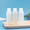 100ml PE Plastic Empty Refillable Flip Cap Bottles LS-MRMJ-WH0037-13C-5