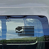 4Pcs 4 Styles Square PET Waterproof Self-adhesive Car Stickers DIY-GF0007-45H-5