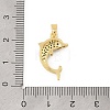 Ocean Brass & Rhinestone Pendants RB-CBA4B36-04G-04-3