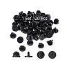 120Pcs Rubber Pin Backs FIND-YW0011-58-1