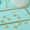10Pcs Brass Micro Pave Clear Cubic Zirconia Pendants KK-BBC0021-84-4