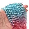 Transparent Painted Glass Beads Strands LS-DGLA-A034-T2mm-A11-2