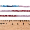 Gradient Color Cubic Zirconia Bead Strands ZIRC-F144-02B-6