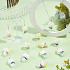 30Pcs Popcorn Resin Pendants RESI-SC0006-80-4