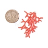 2Pcs 2 Colors Handmade Glass Seed Beaded Coral Pendants PALLOY-MZ00765-3