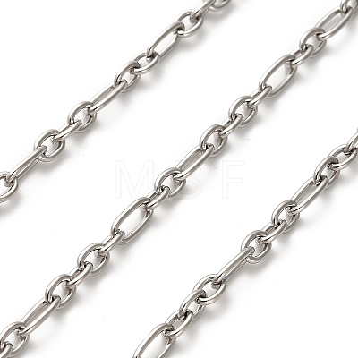 304 Stainless Steel Figaro Chains CHS-A016-23P-A-1