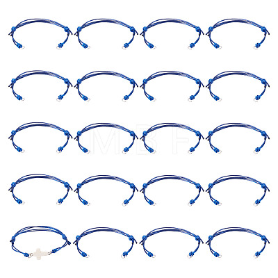 20Pcs Adjustable Korean Waxed Polyester Cord Bracelet Making BJEW-TAC0051-02-1