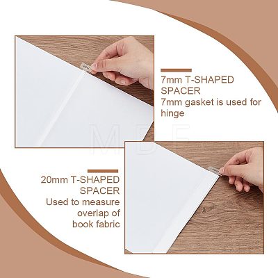 11Pcs 11 Style Acrylic Bookbinding Rulers OACR-FG0001-24-1