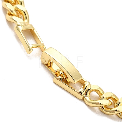 Green Cubic Zirconia Double Leopard Link Bracelet with Curb Chains for Men Women KK-H434-13G-1