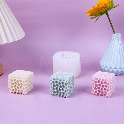 Honeycomb Shape Candle DIY Silicone Mold PW-WG46592-01-1