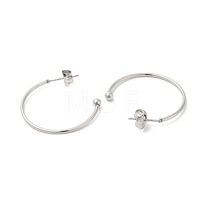 Non-Tarnish 304 Stainless Steel Stud Earring EJEW-H134-02B-P-1