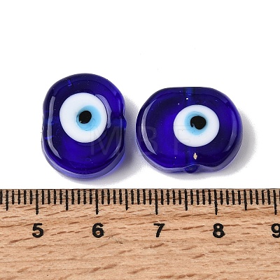 Handmade Evil Eye Lampwork Beads LAMP-G168-02-09-1