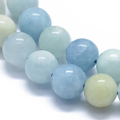 Natural Aquamarine Beads Strands G-D0013-67A-1