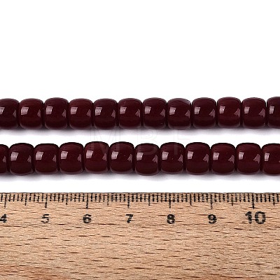 Opaque Glass Beads Strands GLAA-NH0002-B13-1