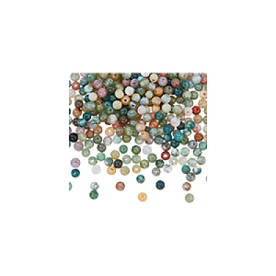 3 Strands Natural Indian Agate Beads Strands G-NB0005-32-1