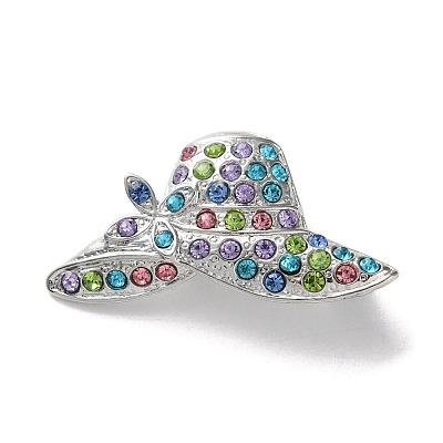 Fashion Platinum Zinc Alloy Enamel Pins JEWB-D068-01P-01-1