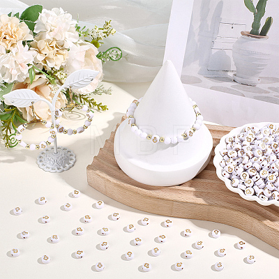 800Pcs Opaque Acylic Beads MACR-PA0001-79-1