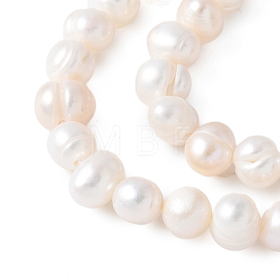 Natural Cultured Freshwater Pearl Beads Strands PEAR-I007-07H-01A-1