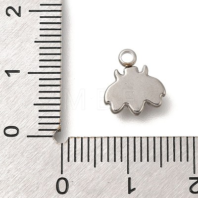 Anti-Tarnish 304 Stainless Steel Charms STAS-M075-13P-1