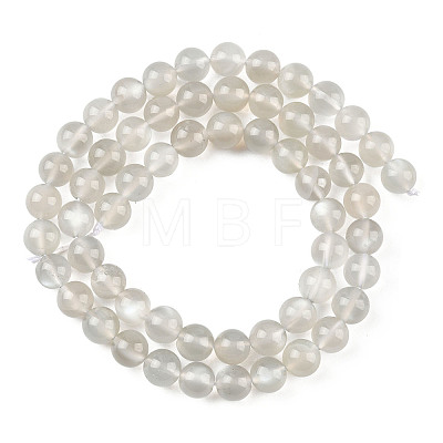Natural White Moonstone Beads Strands G-Z137-A01-6mm-1